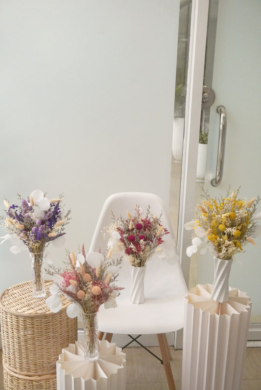 Medium Custom Dried Floral Vase Arrangement