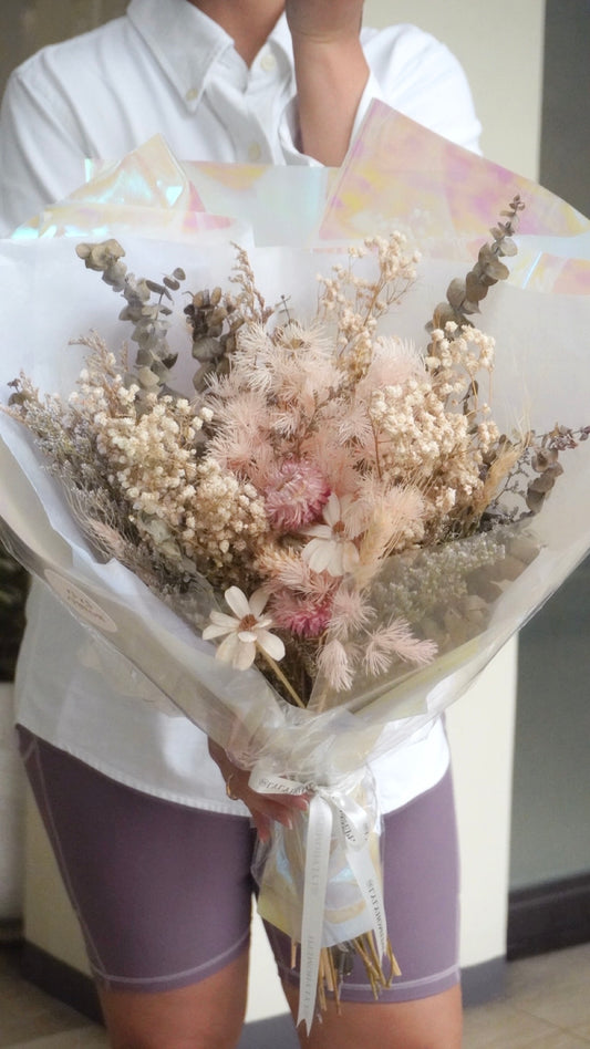 Dried Regular Bouquet - Classic Side Wrap