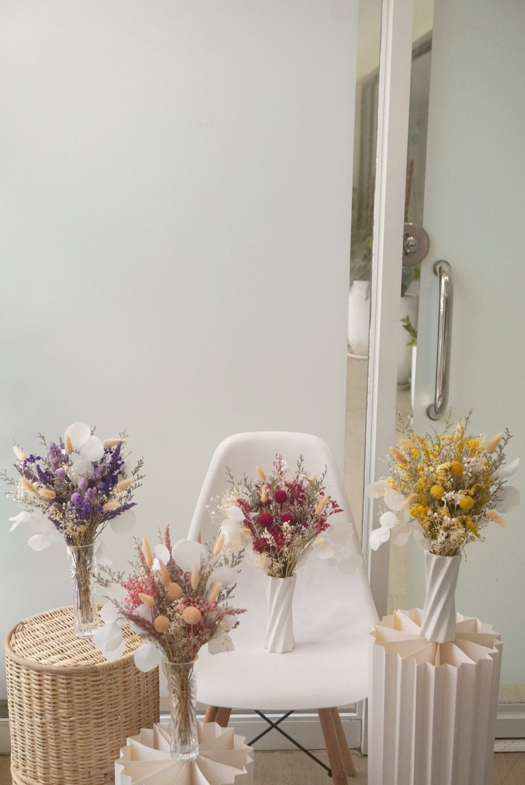 Medium Custom Dried Floral Vase Arrangement