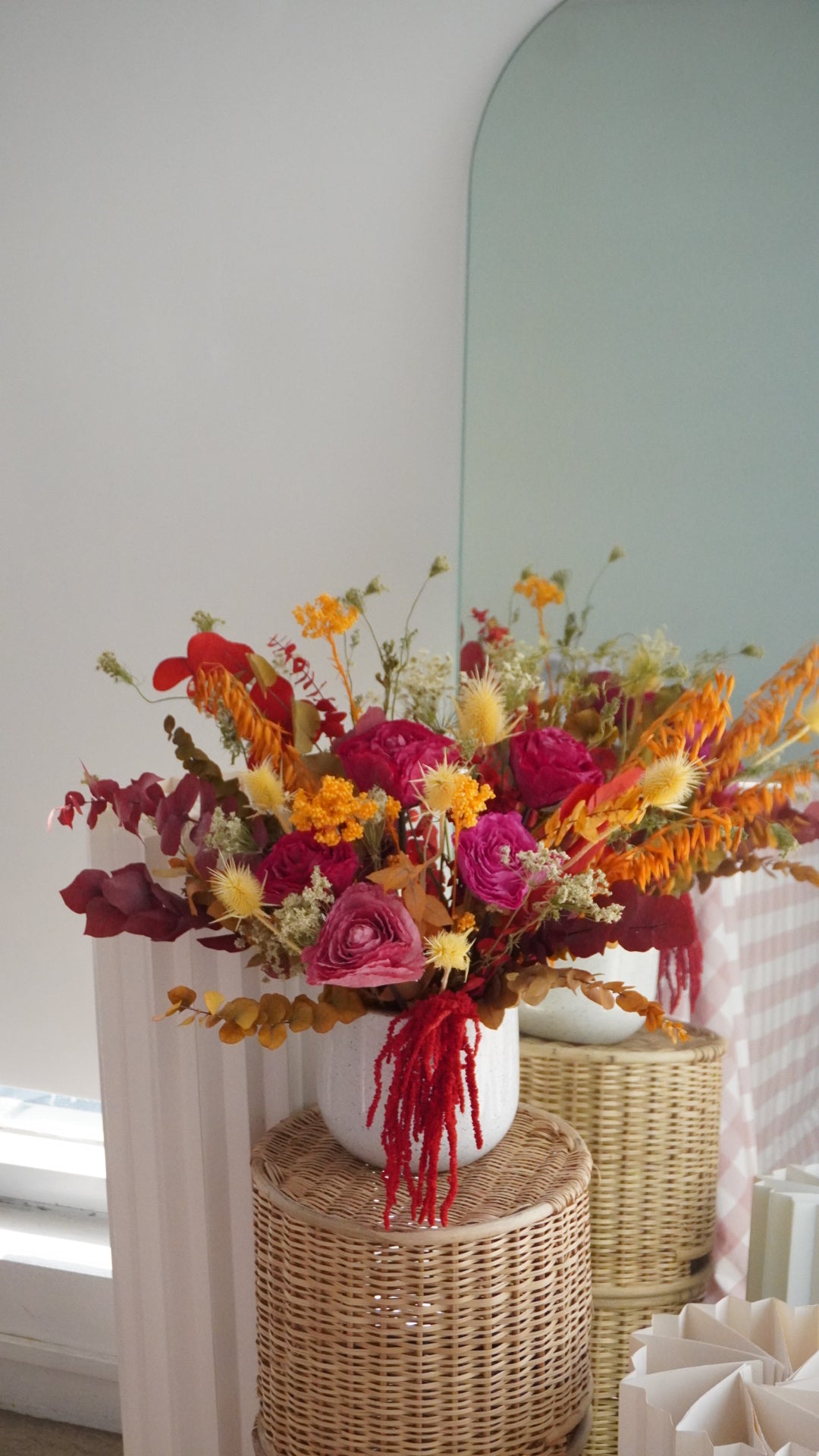 Large-XL Custom Dried Floral Vase Arrangement