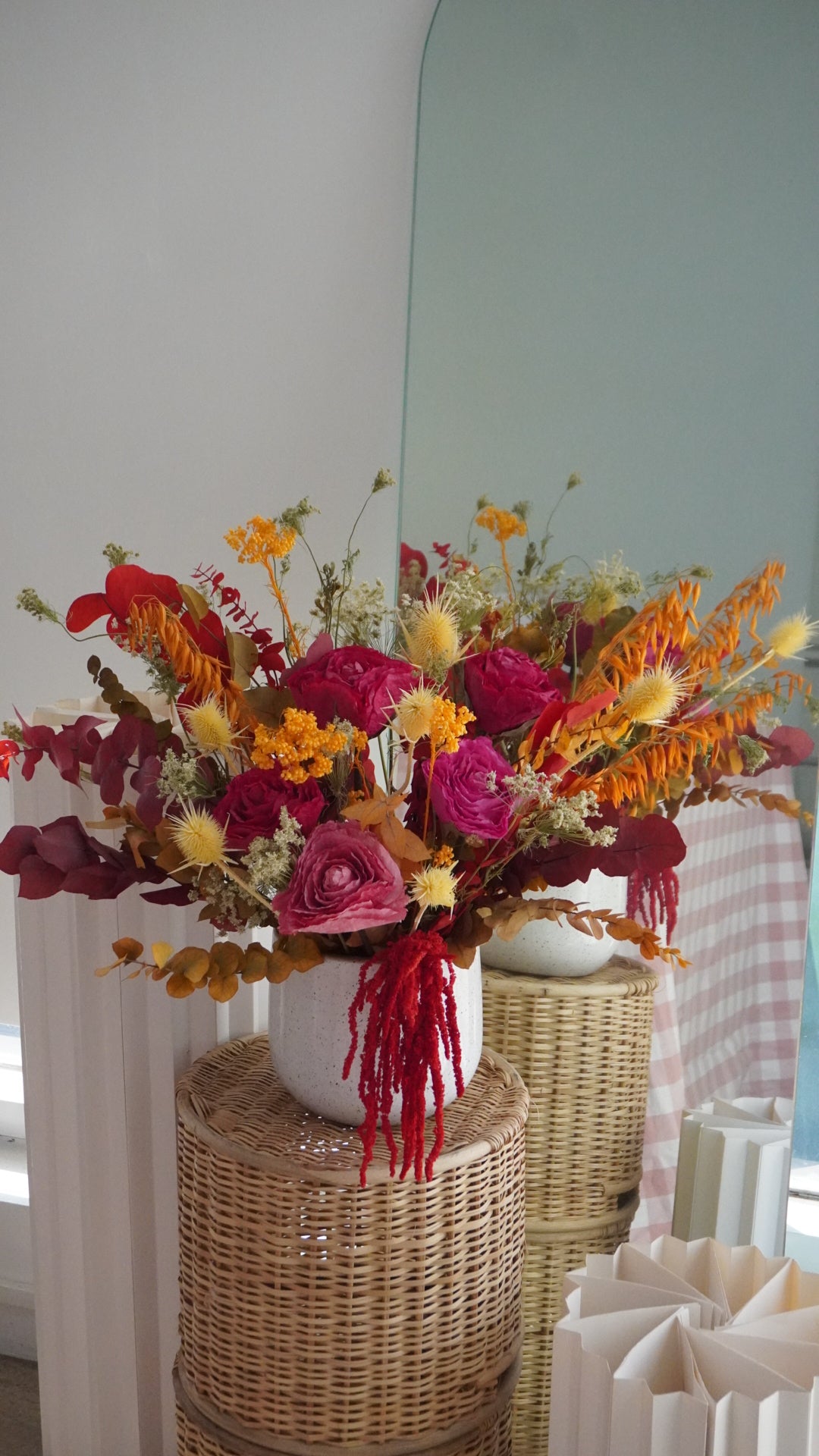 Large-XL Custom Dried Floral Vase Arrangement