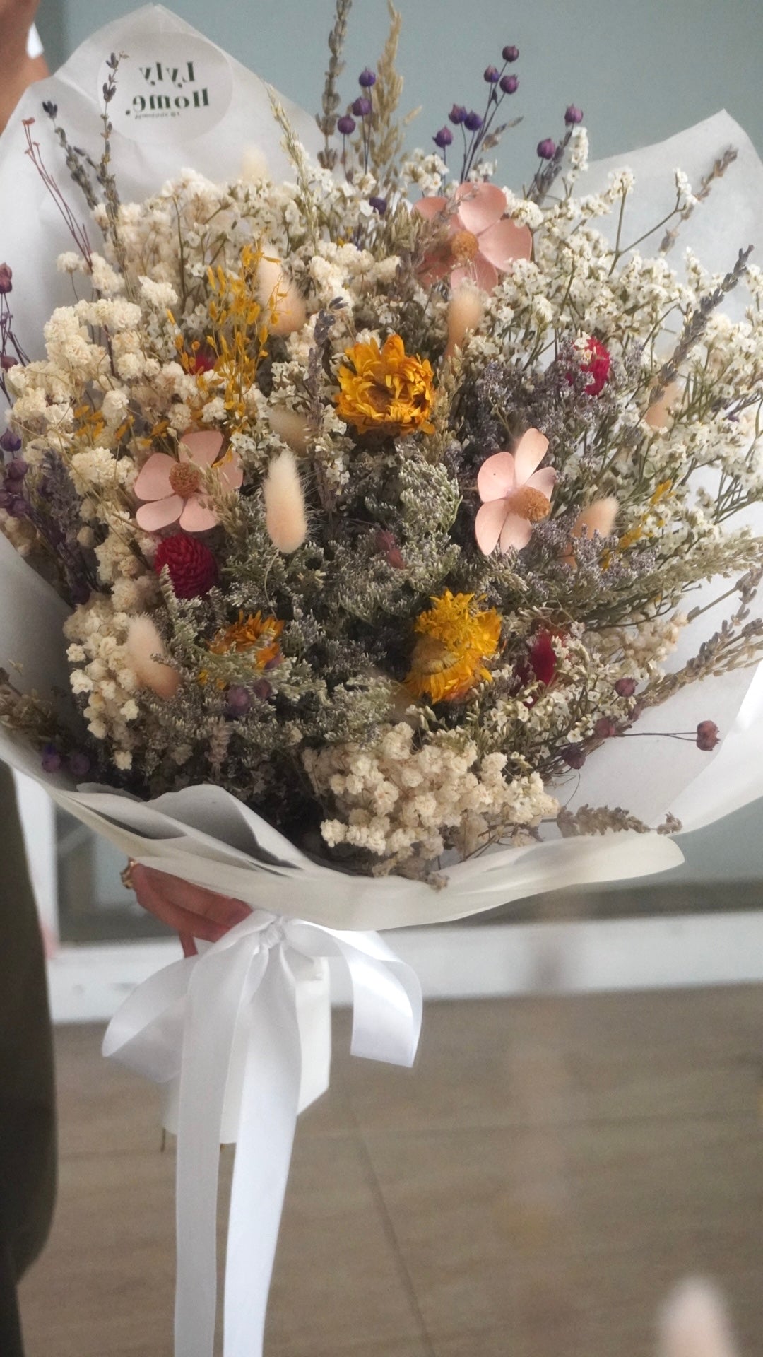Dried Regular Bouquet - Classic Radial Wrap