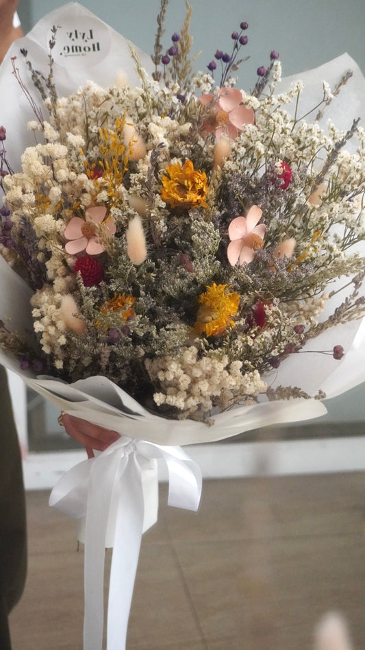 Dried Regular Bouquet - Classic Radial Wrap