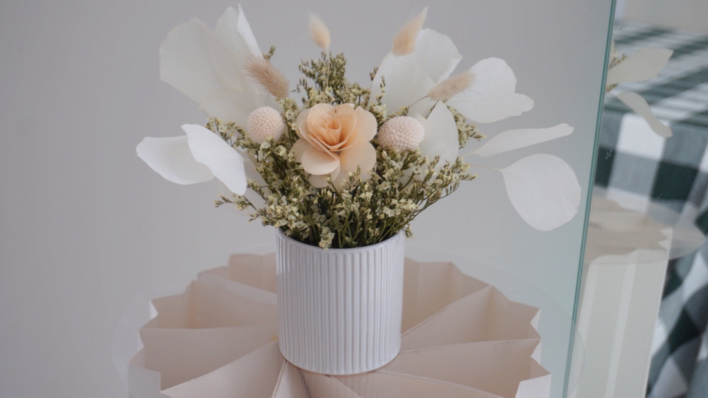 Petite Custom Dried Floral Vase Arrangement