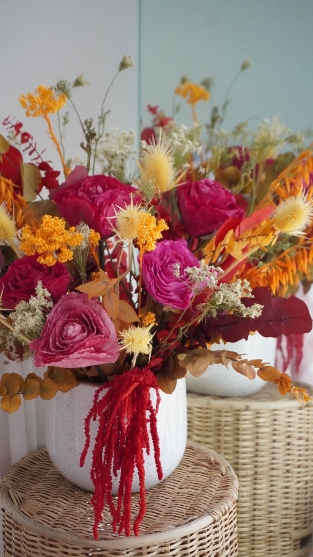 Large-XL Custom Dried Floral Vase Arrangement
