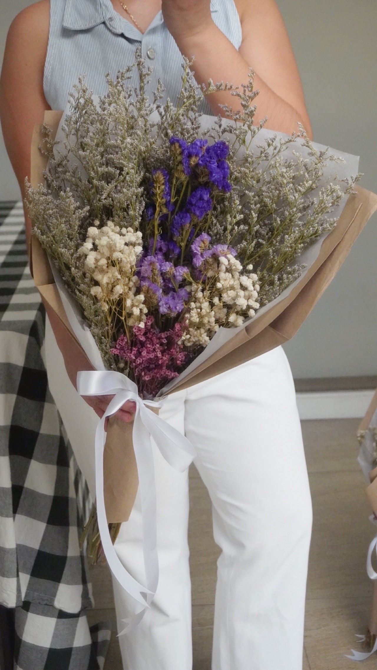 Dried Regular Bouquet - Classic Side Wrap