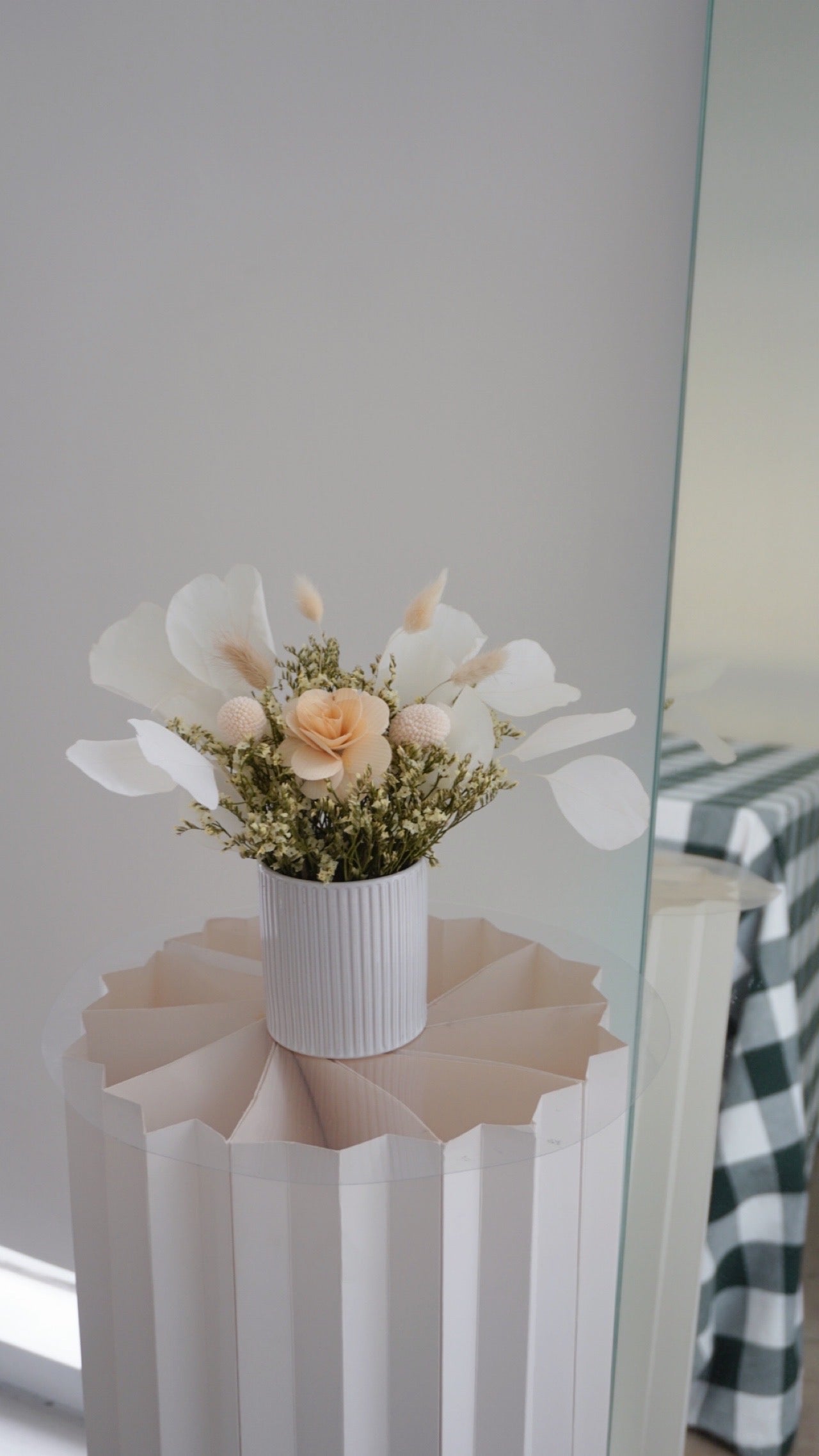 Petite Custom Dried Floral Vase Arrangement