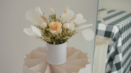 Petite Custom Dried Floral Vase Arrangement
