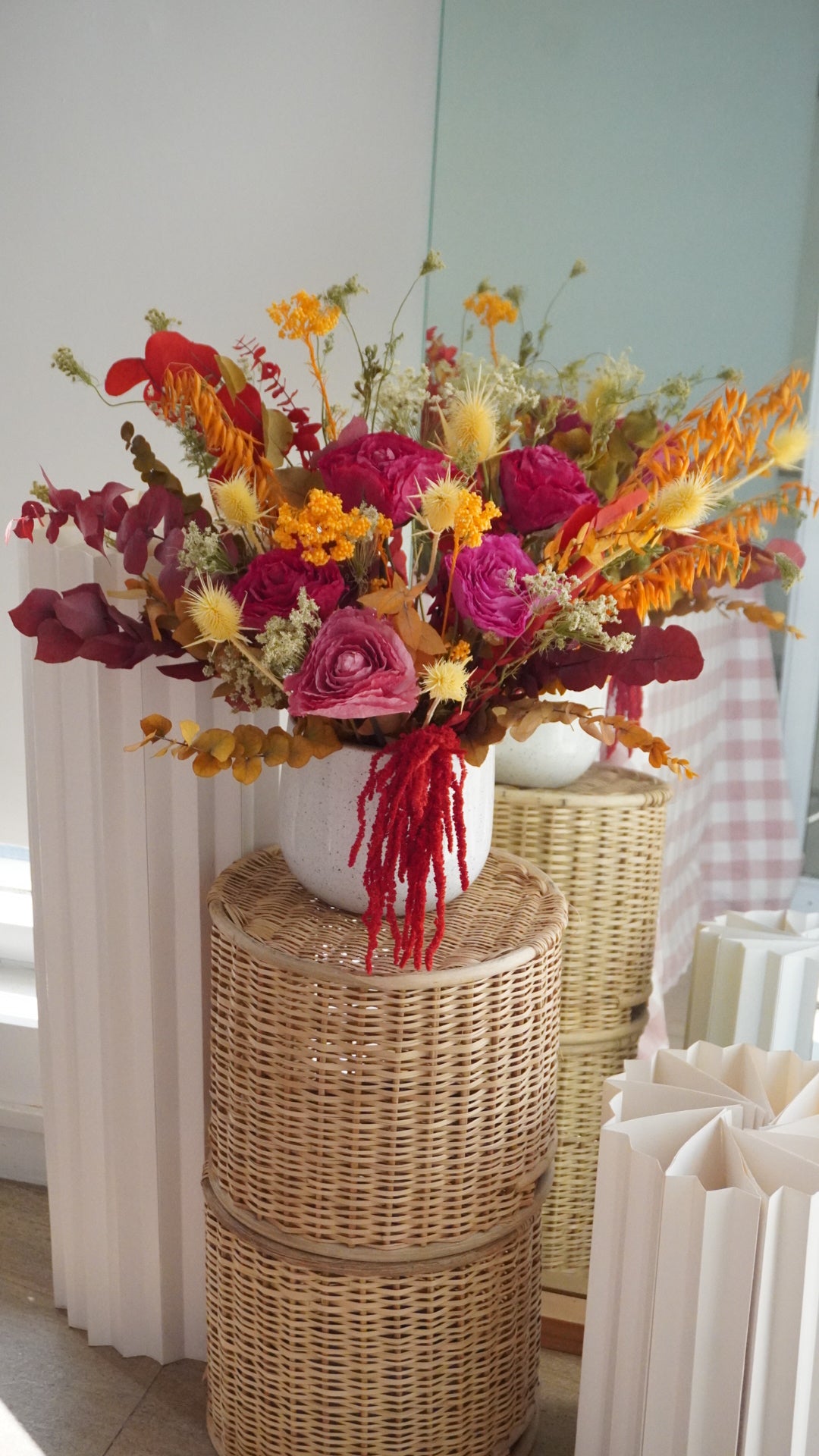 Large-XL Custom Dried Floral Vase Arrangement
